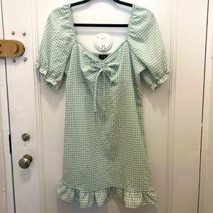 NWT New Look Gingham Mini Dress